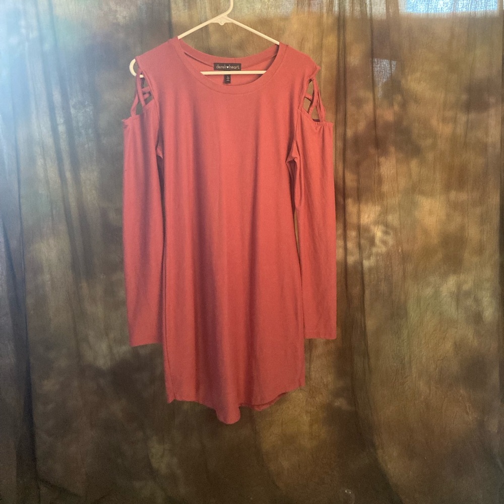 Dusty Rose long sleeved dress